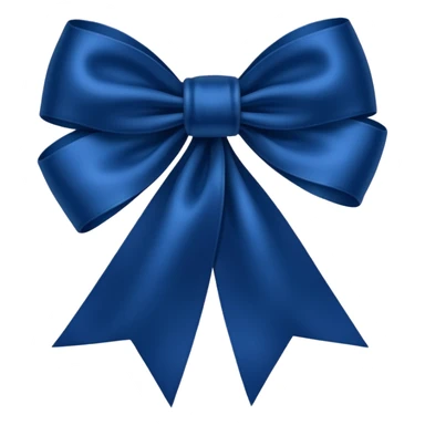 Laço azul escuro sticker