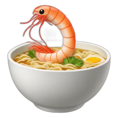 shirimp ramen sticker