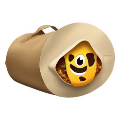 Evil Taco Bell bag sticker