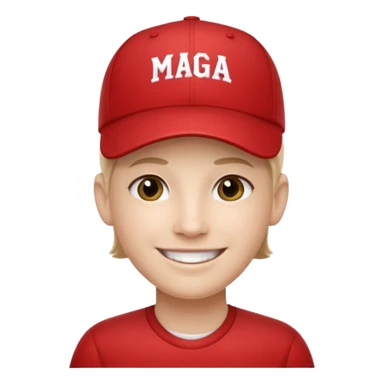 HAT with MAGA sticker