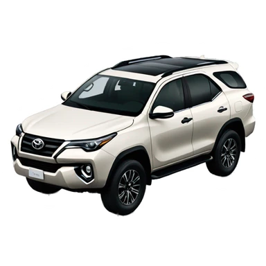 Black toyota fortuner legender  sticker