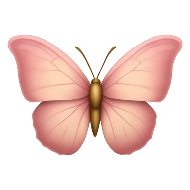 Borboleta rose, bege, dourada sticker