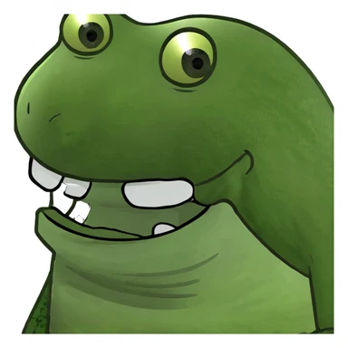 spongebob smiling with teeth sticker