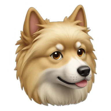 zwergspitz ponte preta sticker