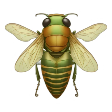 a cicada sticker