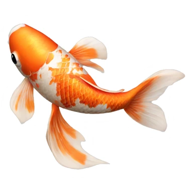 Koi fish sticker