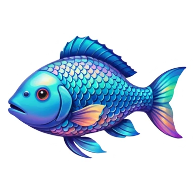 fish swimming sticker