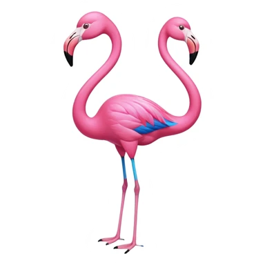 Blue Flamingo 🦩 sticker