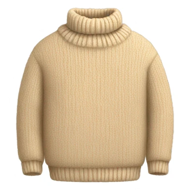 cozy beige sweater sticker