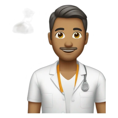 masseure being professional sticker