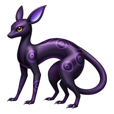 Salazzle-Umbreon-Fakémon-hybrid-creature (full body)  sticker