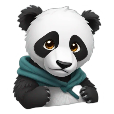 cold pandaroo sticker