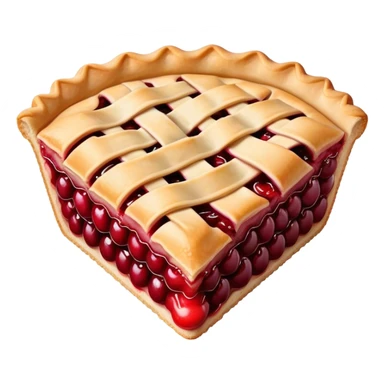 slice of cherry pie sticker