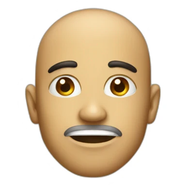 Visage neutre sticker