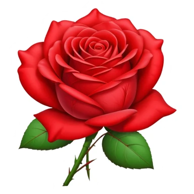 rose with kisses in it sticker