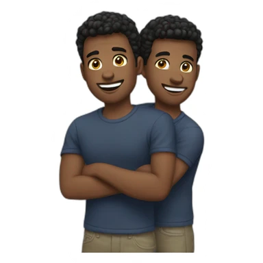 2 amazing gay boys sticker
