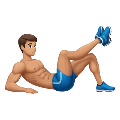 training abdominals sticker