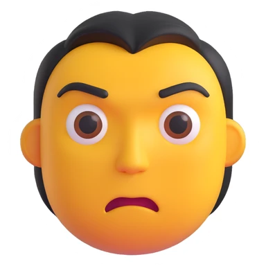 sigma male emoji, brooding look, dangerous charm, strong features, tough and confident sticker