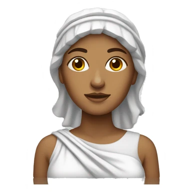 woman who is a greek stature sticker