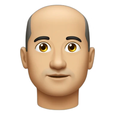 elsisi-with-big-round-bald-head sticker