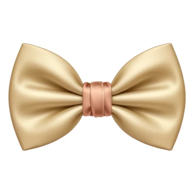 Nœud papillon beige sticker