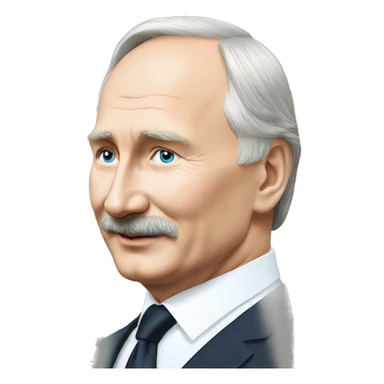 Putin with Lukashenko in hend sticker