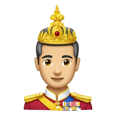 Maha Vajilalongkorn the king of Thailand sticker
