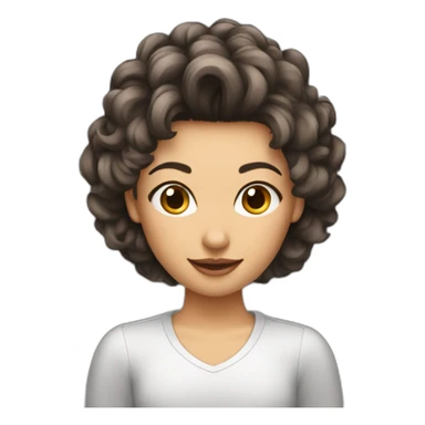 coupe cheveux court avec houpette sticker