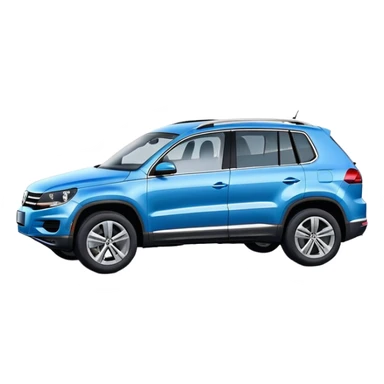 Tiguan volkswagen blue sticker
