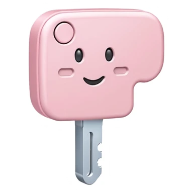 light pale pink ctrl key sticker