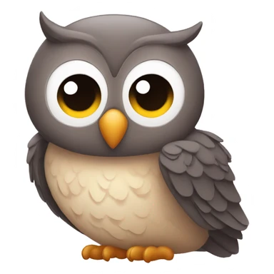 Owl in love  sticker
