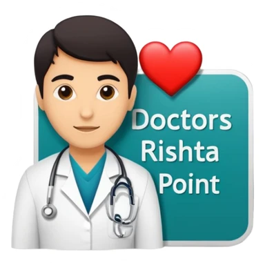 Generate sticker With This Text doctors Rishta Point By Mairaj Ahmed  sticker
