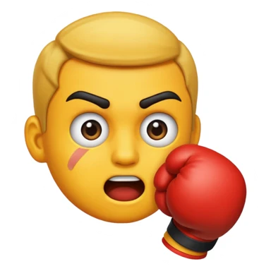 Getting Punched in the face sticker