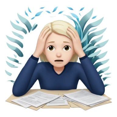 drowning in an ocean of work sticker