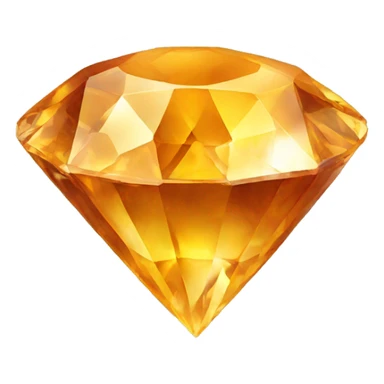 Citrine gemstone sticker