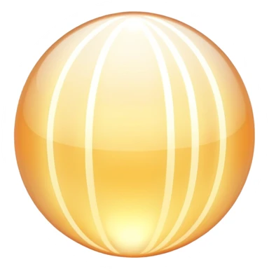 Delicate ethereal energy sphere with subtle radiating lines, personal style essence, soft minimalist design sticker