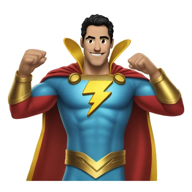 shazam DC sticker