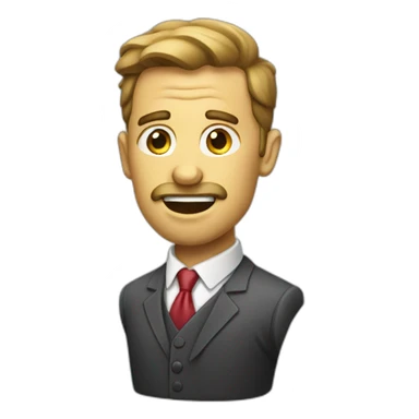 Greedy banker sticker