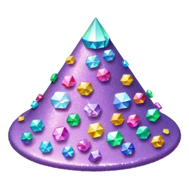 glitter white market sticker