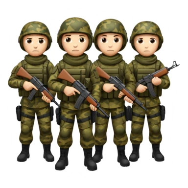 Forze speciali russe con la AK-47 sticker