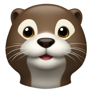 otter with gieger counter sticker