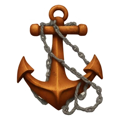 rusty anchor sticker