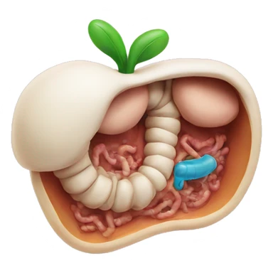 the digestive system sticker