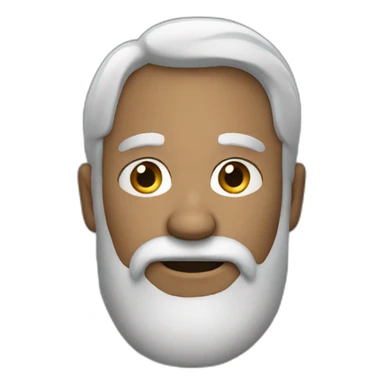 man with grey beard sticker
