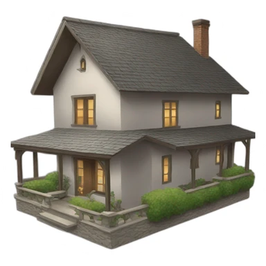 house drawing sticker