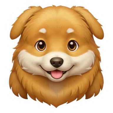 friendly dog animal sticker
