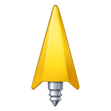 epingle jaune sticker