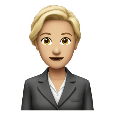 pam from tbe office in a suit sticker