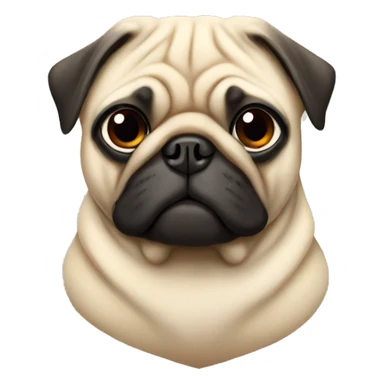 pug under protection sticker