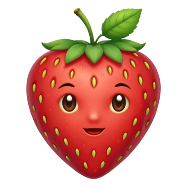 Una fresa pero dibujada sticker